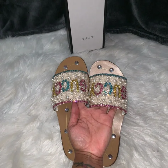 Gucci embellished sandals - Picture 7 of 7